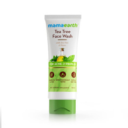  Mamaearth Tea Tree Natural Face Wash for Acne & Pimples Wash 100 ml